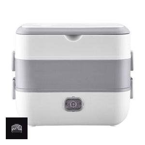 Lunch Box Chauffante Blanche Deux Etages
