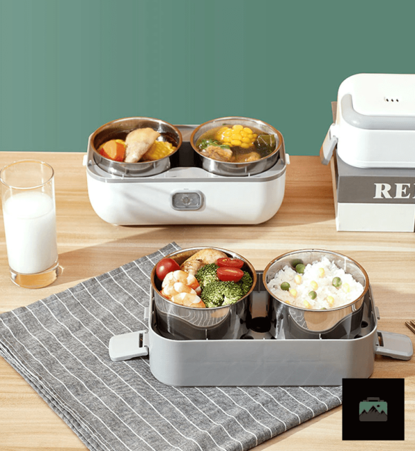 Récipient chauffant pour repas pratiques