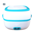 Lunch Box Chauffante Carrée Bleue