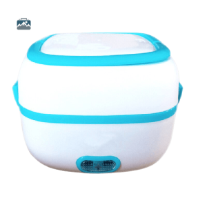 Lunch Box Chauffante Carrée Bleue