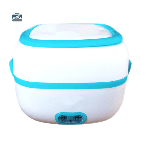 lunch-box-chauffante-carree-bleue-1 Lunch Box Chauffante Carrée Bleue