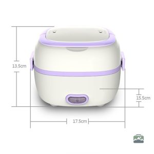 Lunch box électrique bleue pour repas chauds