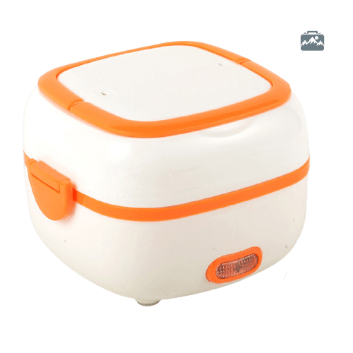 lunch-box-chauffante-carree-orange-1 Lunch Box Chauffante Orange Carrée