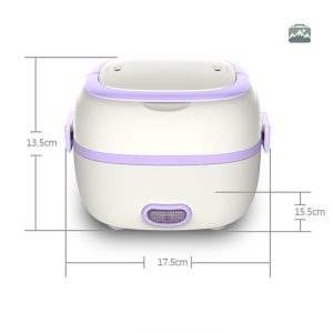 Lunch box carrée pour repas chauds en déplacement