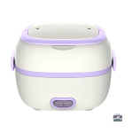 Lunch Box Chauffante Violette Carrée
