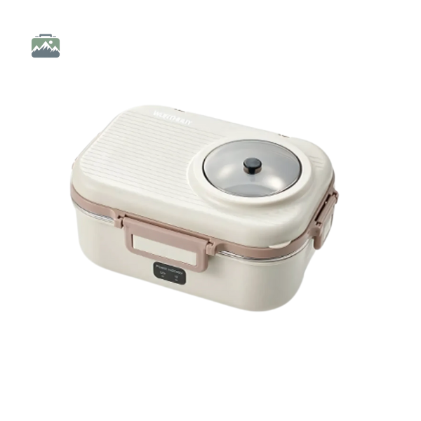 lunch-box-chauffante-compartimentee-blanche-1 Lunch Box Chauffante Compartimentée Blanche
