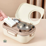 Récipient chauffant pour repas à emporter