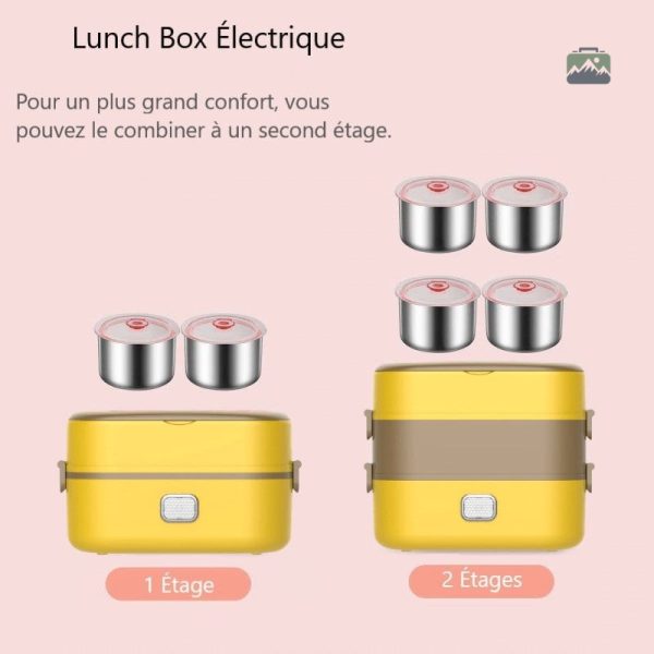 Lunch box pratique pour le travail et les voyages