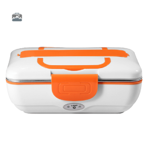 Lunch Box Chauffante Orange pour voiture et maison