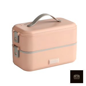 Lunch Box Chauffante Rose Vintage