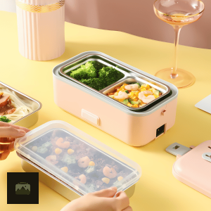 Lunch Box rose pour repas chauds et savoureux