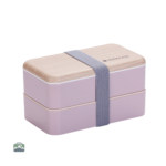 Lunch Box Chic Bois Rose élégante et pratique