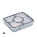 Lunch Box bleue compartimentée