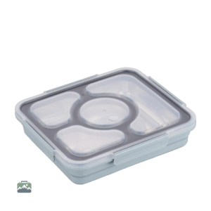 Lunch Box bleue compartimentée
