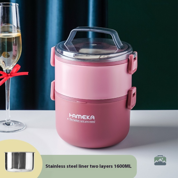 Lunch Box en inox avec plusieurs compartiments