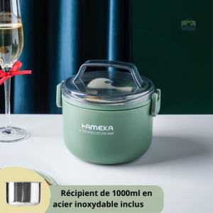 Boîte repas compartimentée en inox