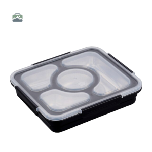 Lunch Box Compartimentée Noire