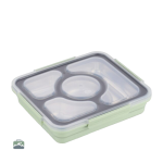 Lunch Box Inox Compartimentée Verte
