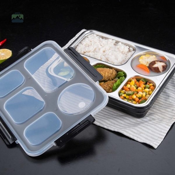 Boîte à Lunch Inox Design Vert