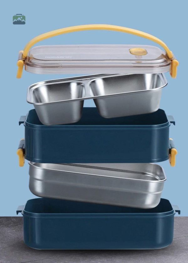 Modèle bleu de Lunch Box pour le quotidien
