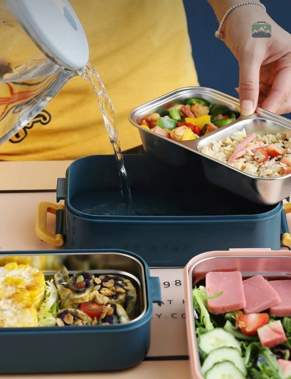 Solution de repas portable en rose élégant