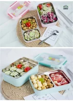 Lunch box compacte au style japonais moderne