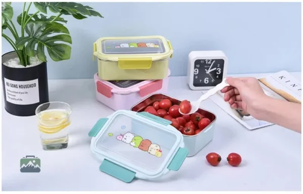 Lunch Box colorée avec un design japonais original