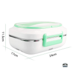 Lunch Box Électrique pratique et portable en couleur verte