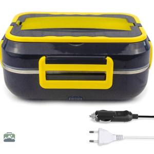 Lunch Box Noire portable pour repas chauds