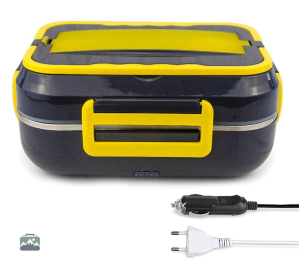 Lunch Box Noire portable pour repas chauds