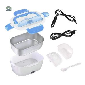 Conteneur chauffant électrique rouge pour déplacements