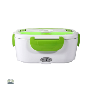 Lunch Box Électrique Verte pour repas en voiture ou à la maison