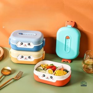 Boîte à lunch chaton, idéale pour les enfants