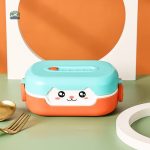 Lunch box en plastique, style kawaii chaton
