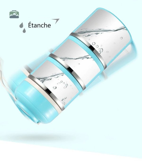 Lunch box à deux niveaux pour snacks variés