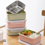 Conteneur alimentaire inox rose, hermétique et chic