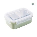 Lunch Box Étanche Verte pour des repas en extérieur