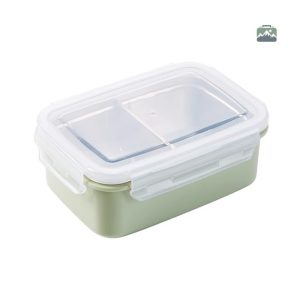 Lunch Box Étanche Verte pour des repas en extérieur