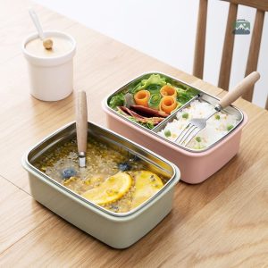 Lunch Box Verte étanche pour un transport sécurisé des aliments