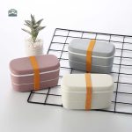 Boîte à déjeuner grise, design japonais pour un style moderne
