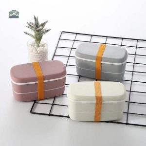 Boîte à déjeuner grise, design japonais pour un style moderne