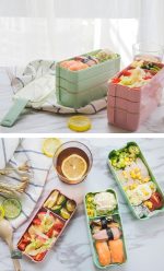 Récipient à lunch 900ml avec plusieurs compartiments