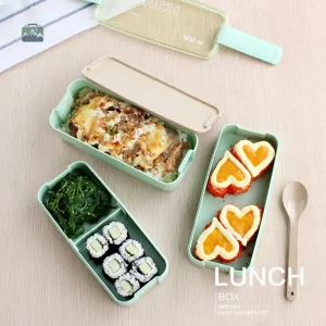Boîte à lunch compartimentée pratique 900ml