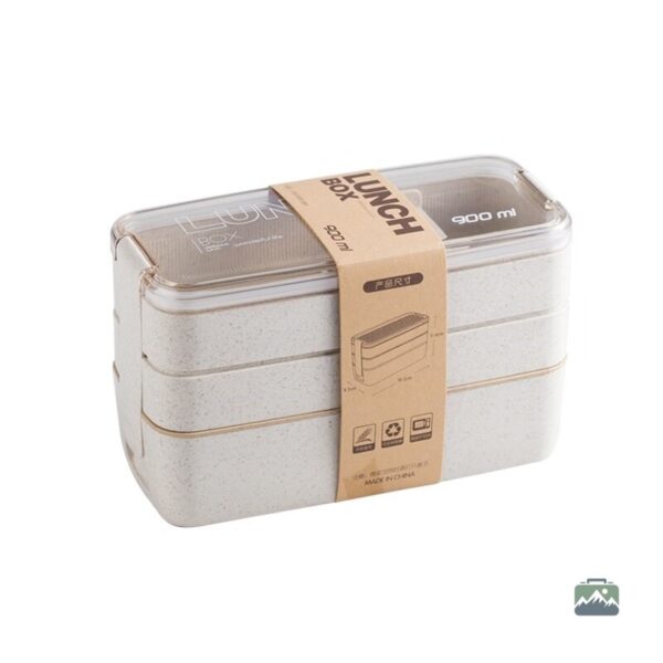 Lunch box avec sections pour repas 900ml