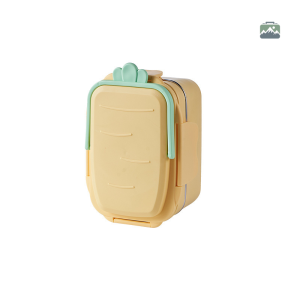 Lunch Box Inox Compartimentée Orange