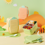 Lunch box compartimentée en inox, design moderne