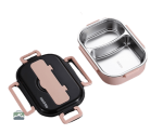 Lunch Box Inox Rose élégante et pratique