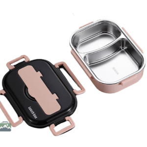 Lunch Box Inox Rose élégante et pratique