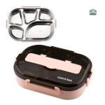 Lunch Box inox rose, parfaite pour le travail et les sorties
