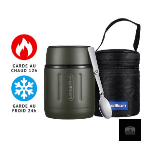 Lunch Box isotherme camouflage pour les aventuriers